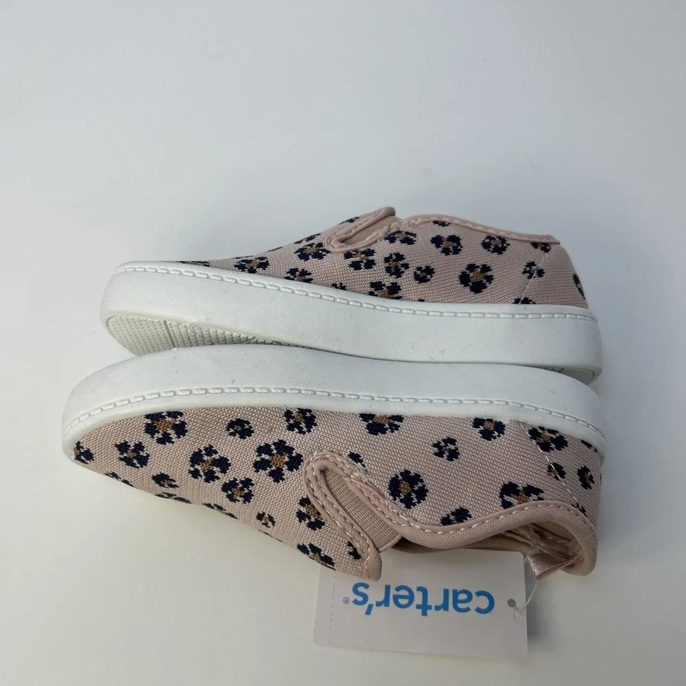 Carter's Toddler Girls Nettie‎ Knit Slip-On Sneakers Pink- Size 11M NIB